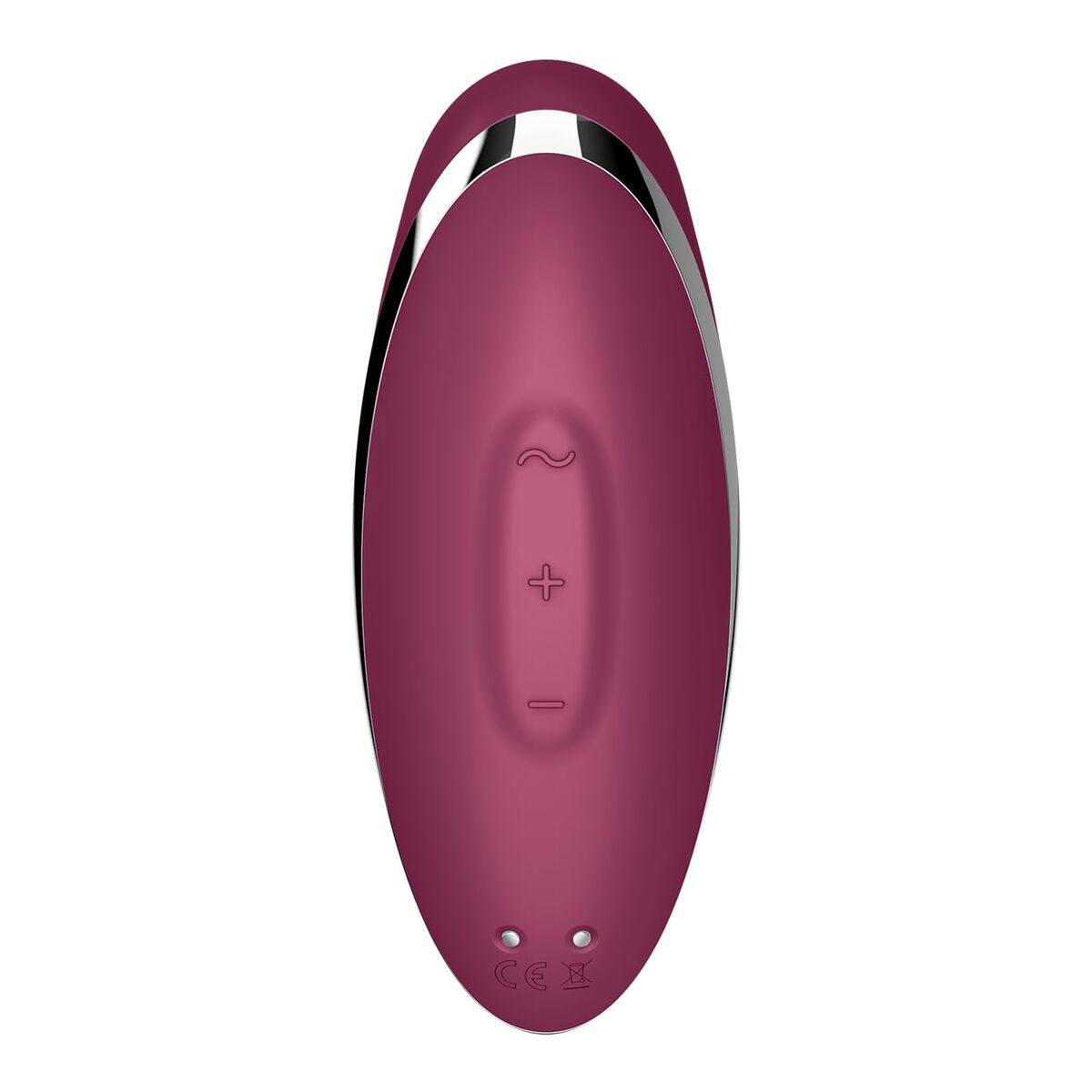 Premium Satisfyer Vibrator Tap & Climax 2 personal massager device for women on a white background