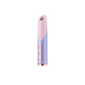 Pink and purple handheld Satisfyer Bold Kiss vibrator for intense clitoral stimulation on a white background
