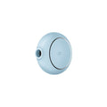 light blue cylindrical Satisfyer Pro To Go 3 compact air pulse vibrator on a whit background