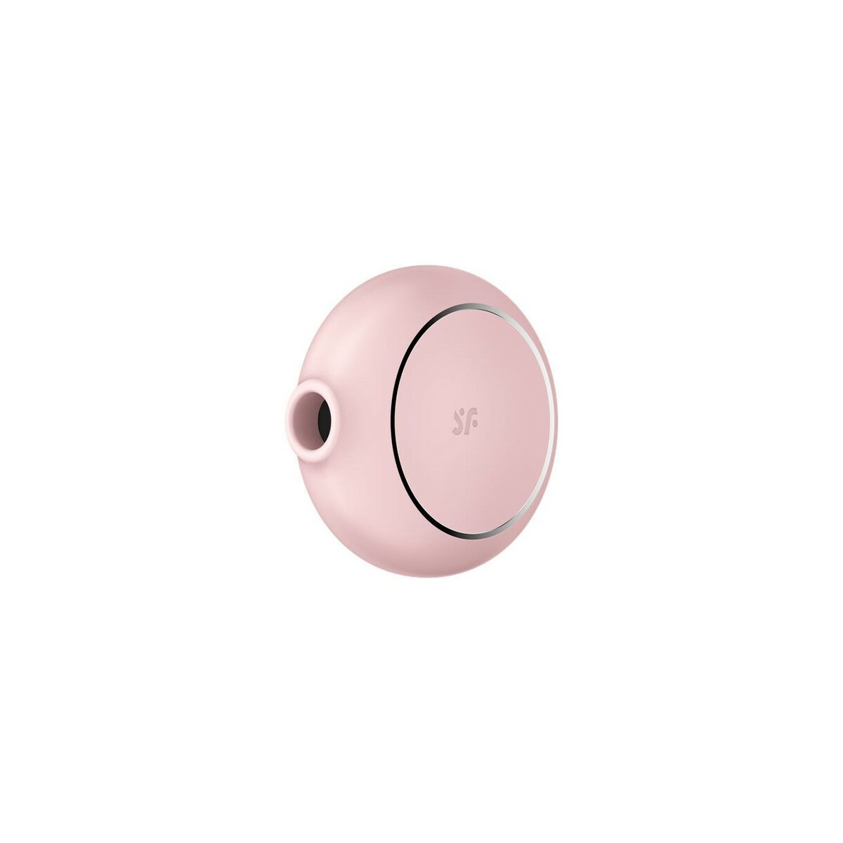 pink cylindrical Satisfyer Pro To Go 3 air pulse stimulator on a white background