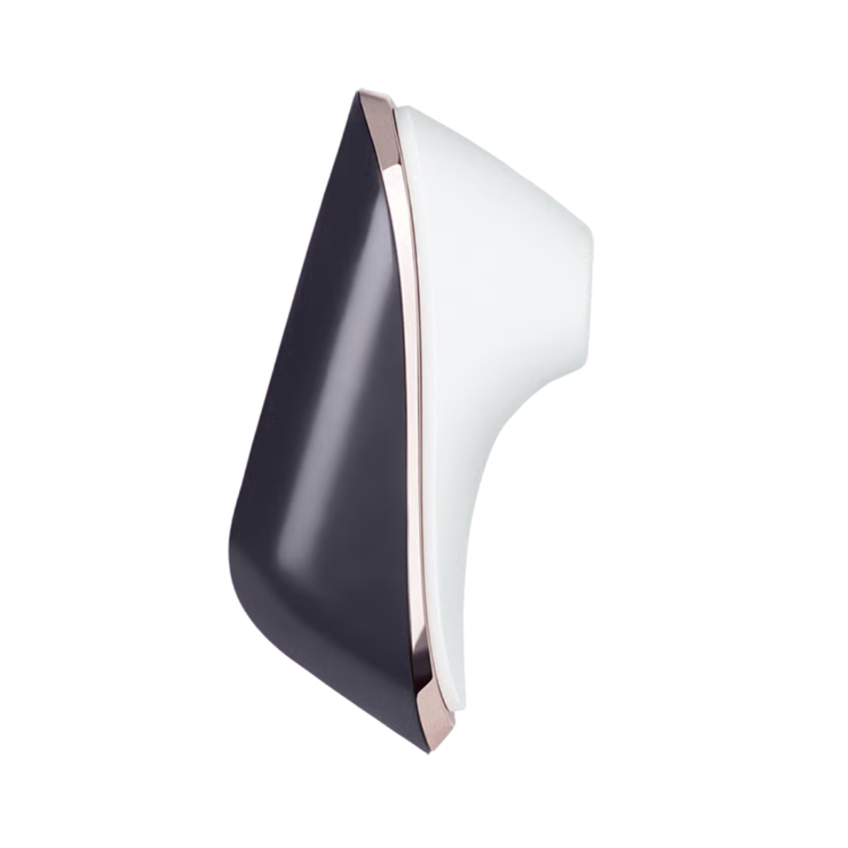 Satisfyer Traveler compact clitoral stimulator for women in black and white colour on a white background