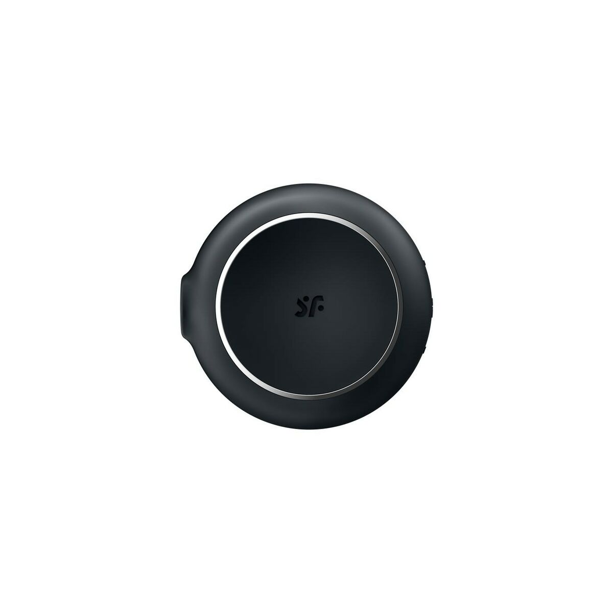 black round Satisfyer Pro To Go 3 compact air pulse vibrator on a white background