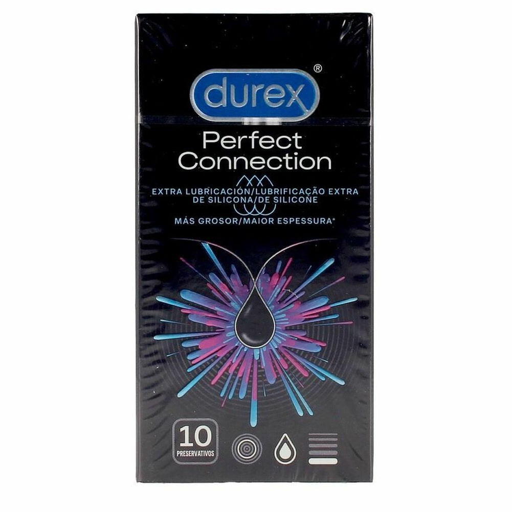 Durex Perfect Connection condom packaging on a white background