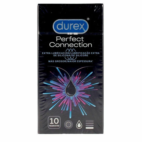 Durex Perfect Connection condom packaging on a white background