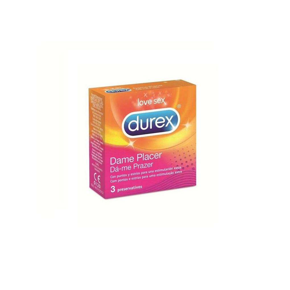 Durex product packaging on a white background