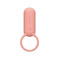 Pink silicone vibrating cock ring with 'iroha' branding on a white background