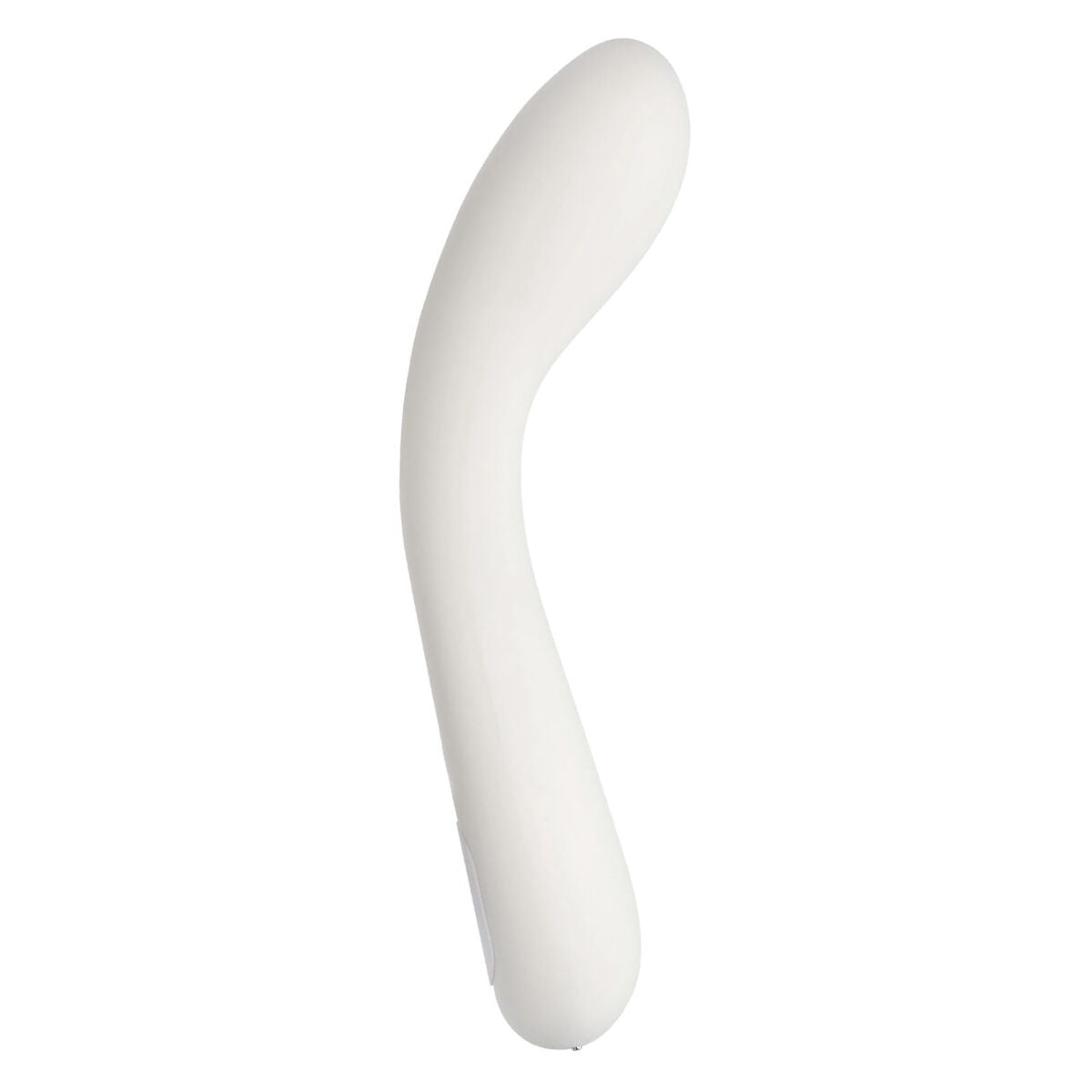White curved iroha vibrator on a white background