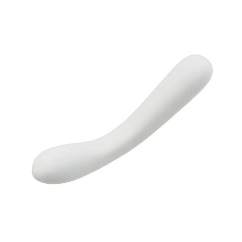 White adult pleasure toy rest on a white background