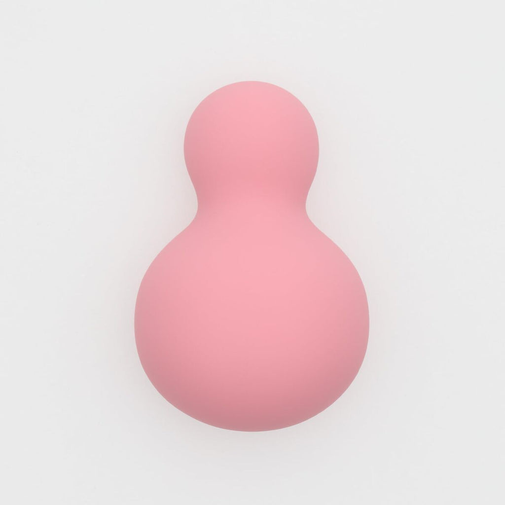 pink double sphere shaped iroha yuki sexual wellness device on a white background