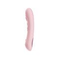 Pink vibrator on a white background