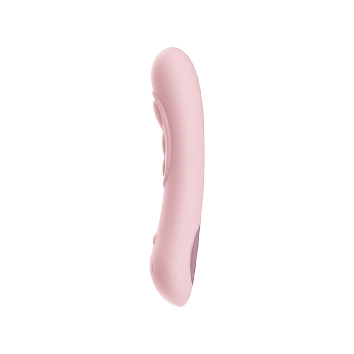Pink vibrator on a white background