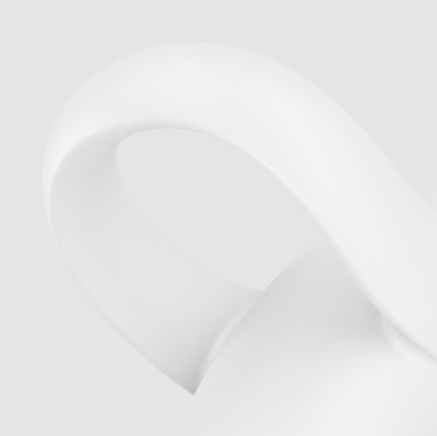 Heart-shaped object on a light gray background