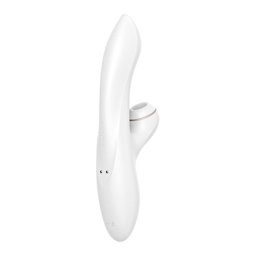 White electronic dildo on a white background
