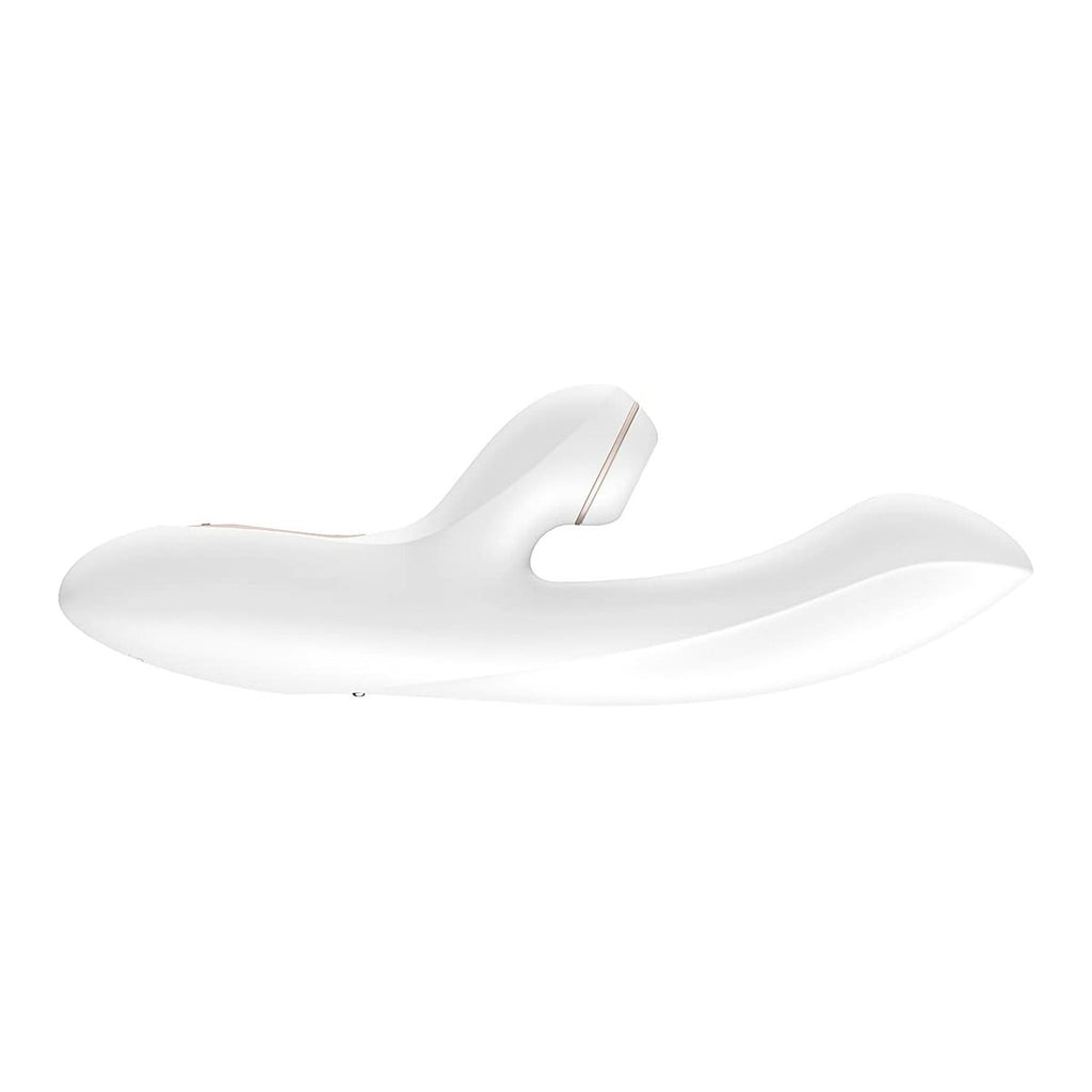 White dildo on a white background