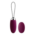 purple bullet vibrator with remote controll over a white background