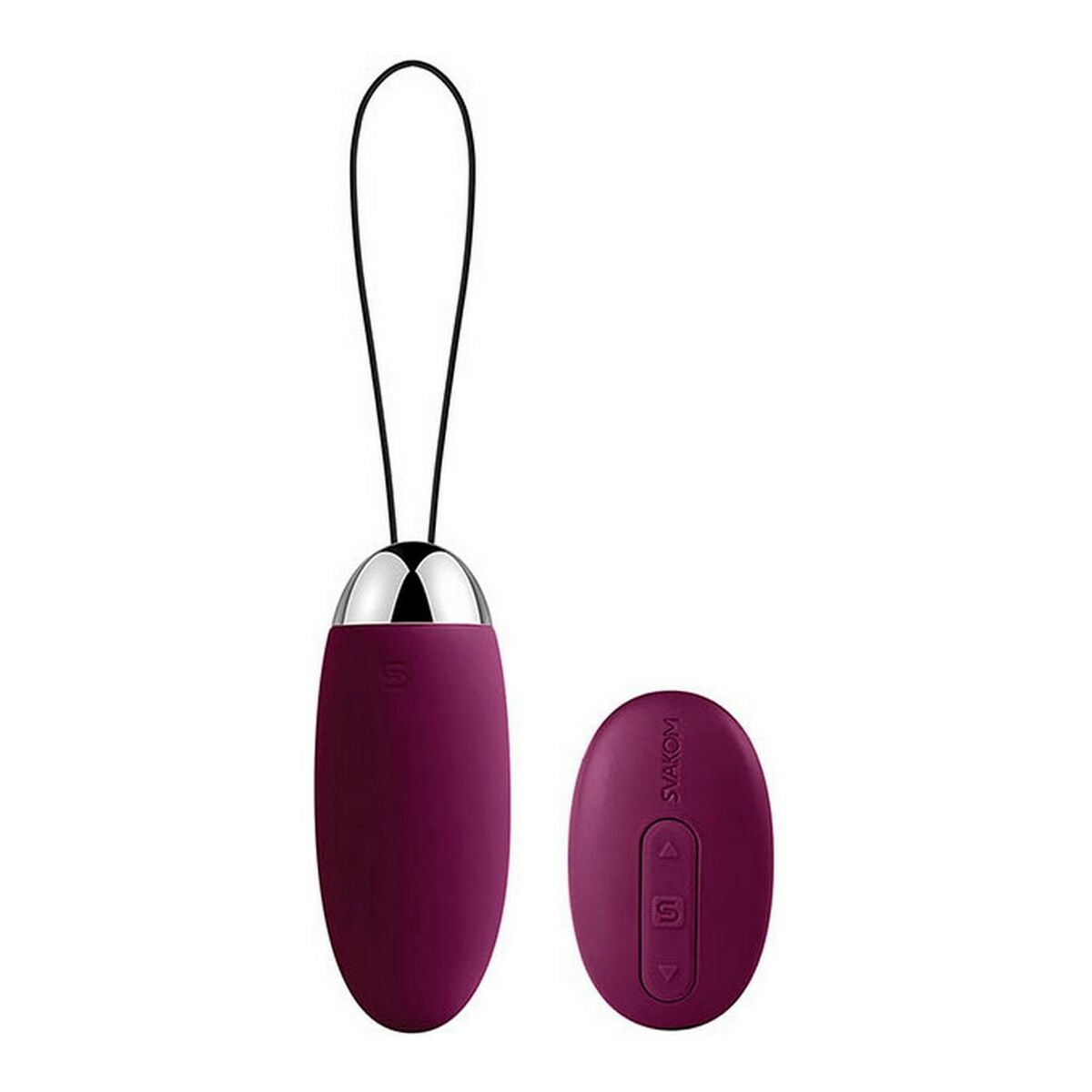 purple bullet vibrator with remote controll over a white background