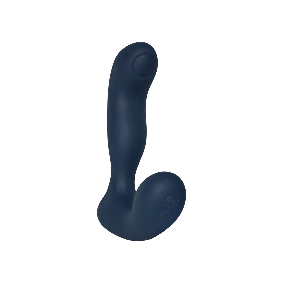 navy blue sex toy for men on a white background