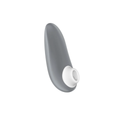 Gray and white sexual wellness product on a white background